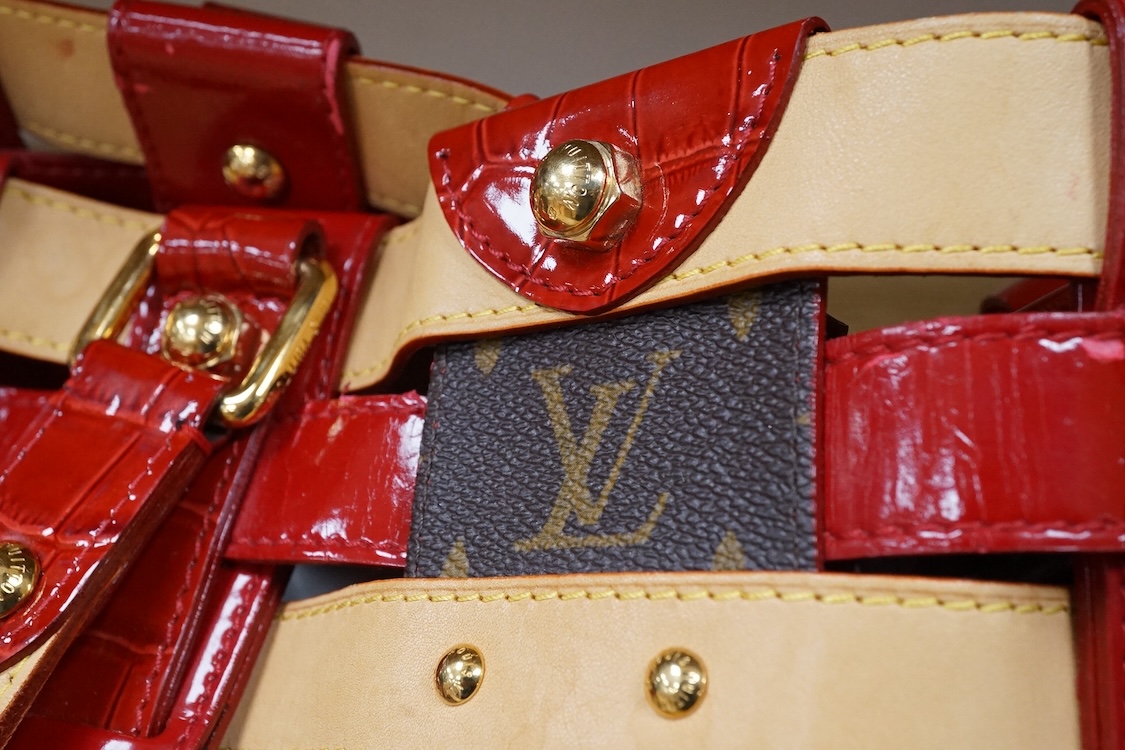A Louis Vuitton Salina ruby monogram tote bag, numbered RC4077, with dust cover, 44cm wide